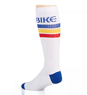 Compression Calf Sock WHT O/S