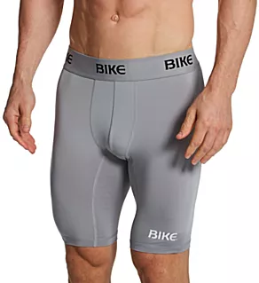 Base Layer Compression Short with Mesh Pouch GGRAY XS