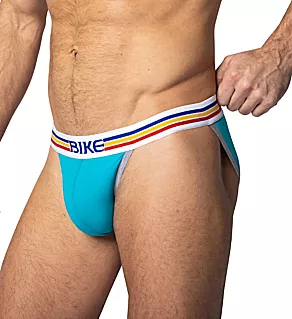 Stretch Cotton Jock Brief Teal S