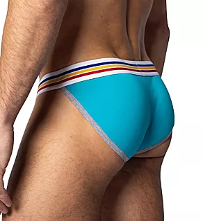 Stretch Cotton Jock Brief Teal S