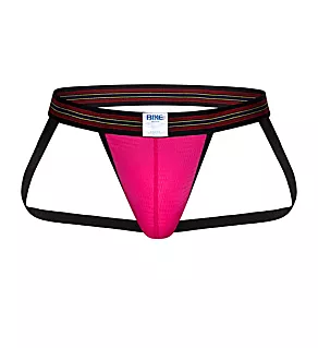 Mesh Comfort Jockstrap Hot Pink M