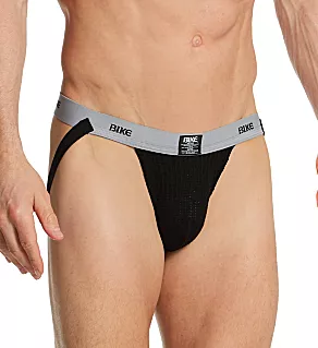 Swimmer Cut Jockstrap BLK S
