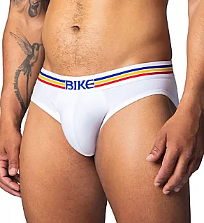 Stretch Cotton Brief White S