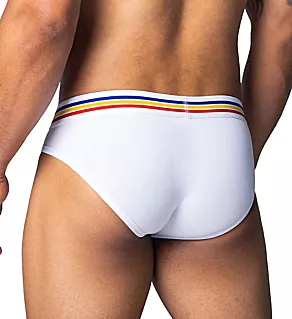 Stretch Cotton Brief White S