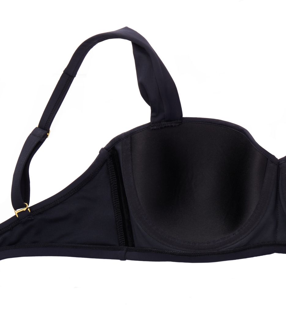 Bleu Rod Beattie Kore Shirred Underwire Bandeau Bikini Swim Top 00179D - Image 6