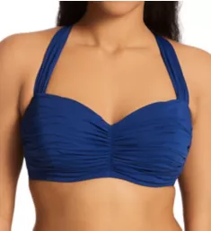 Kore Shirred Underwire Bandeau Bikini Swim Top