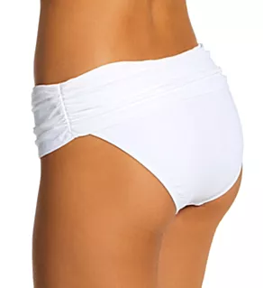 Kore Sarong Hipster Swim Bottom White 12