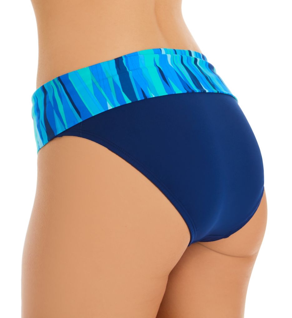 Waves of Change Fold Over Pant Swim Bottom