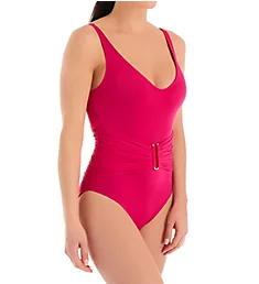 All About U U-Shape Wire One Piece Swimsuit Rouge 6