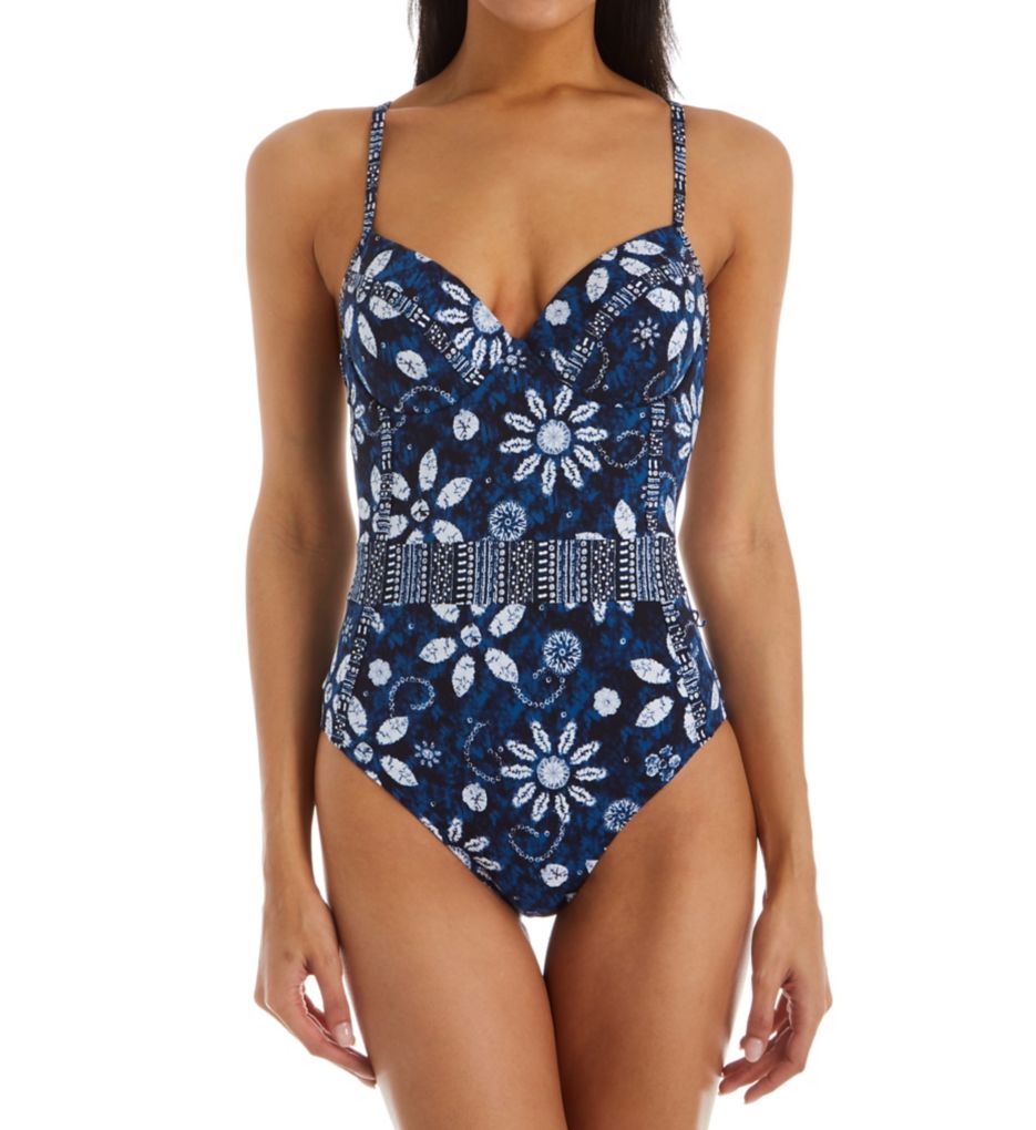 Take A Dip Underwire One Piece Swimsuits-fs