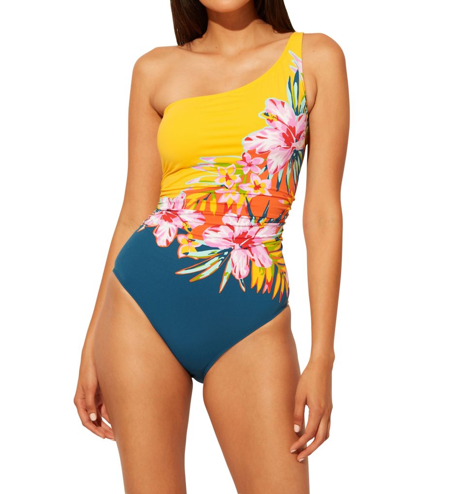 Beachy Keen One Shoulder Mio One Piece Swimsuit