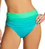 Bleu Rod Beattie Cool Breeze Shirred High Waist Swim Bottom B23902 - Image 1