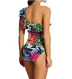 On A Brighter Note One Shoulder One Piece Swimsuit