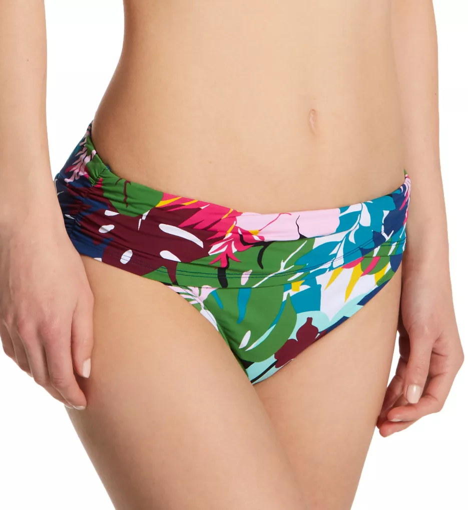 On A Brighter Note Sarong Hipster Swim Bottom Multi 8
