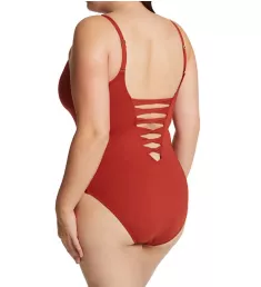 Plus Size Paradise Found Lace One Piece Swimsuit Sienna 22W