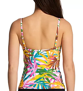Fantasy Island Twist Front Tankini Swim Top