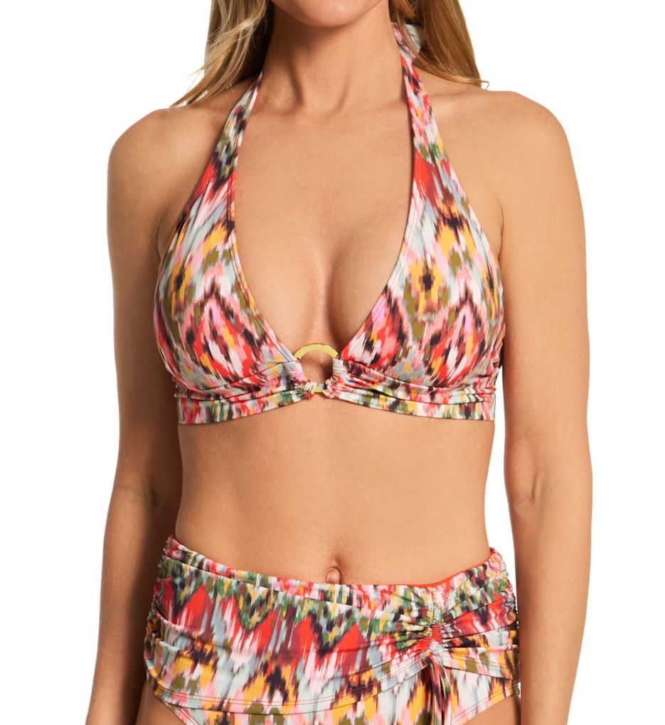 Free Spirit Halter with Ring Swim Top