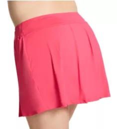 Plus Size Ring Me Up High Waist Skirt Swim Bottom Rose Red 16W