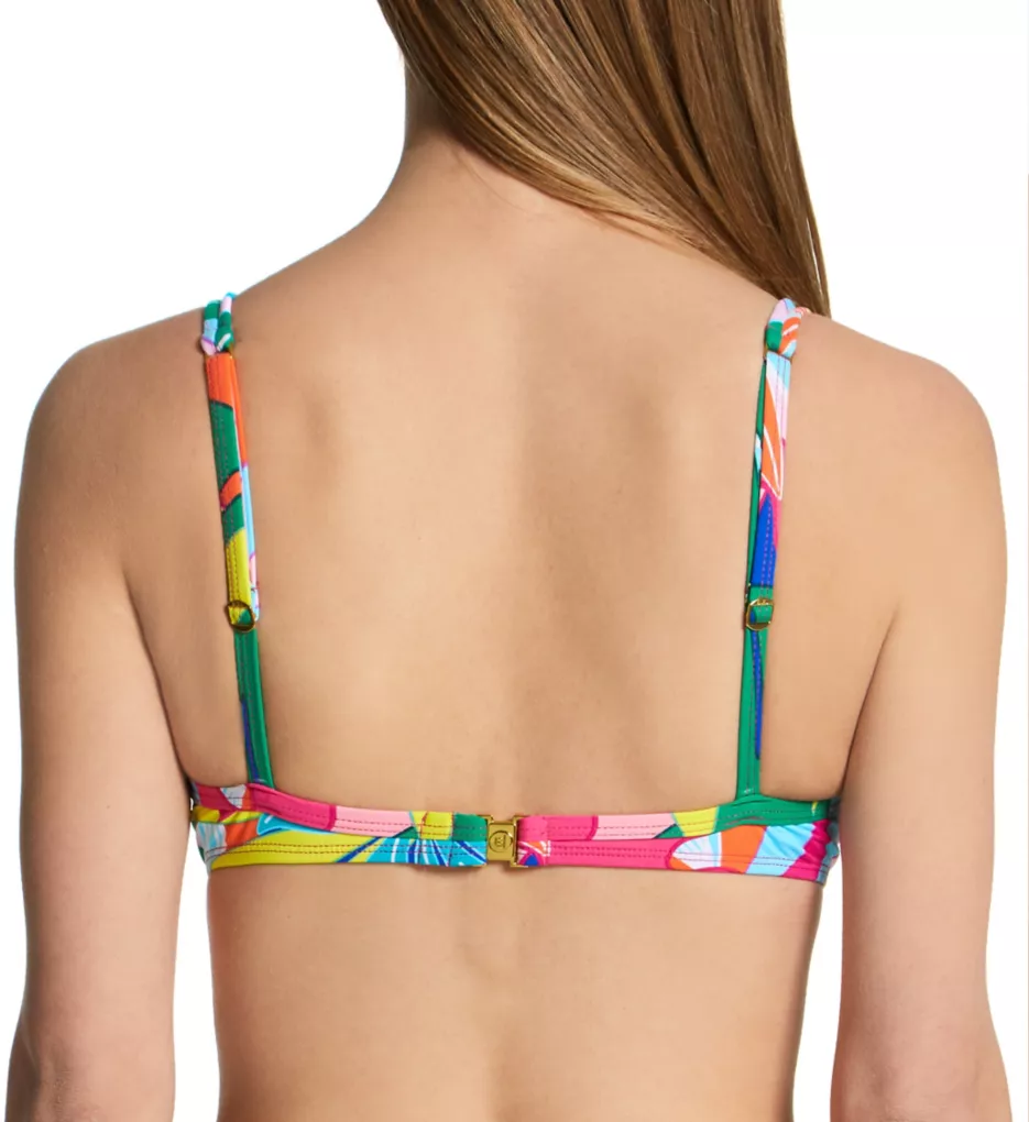 Life of The Party Molded Underwire Swim Top Multi 4
