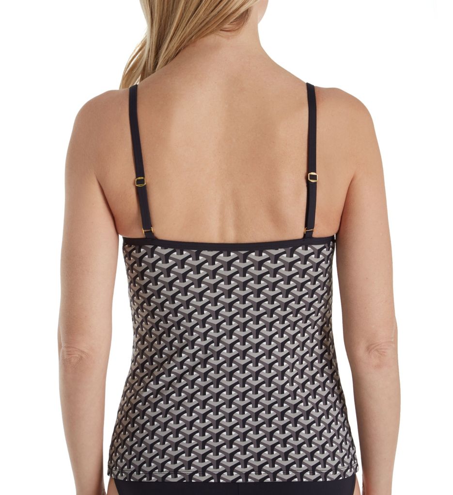 Make It Modern Plunge Push-Up Tankini Swim Top