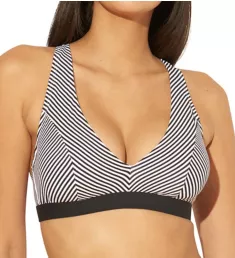 Inside The Lines Over The Shoulder Bra Swim Top