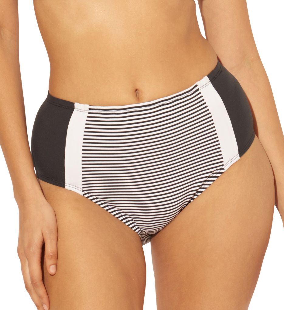 Inside The Lines High Waist Swim Bottom