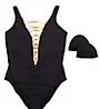 Bleu Rod Beattie Plus Size Let's Get Knotty Lace One Piece Swimsuit N22232X - Image 4