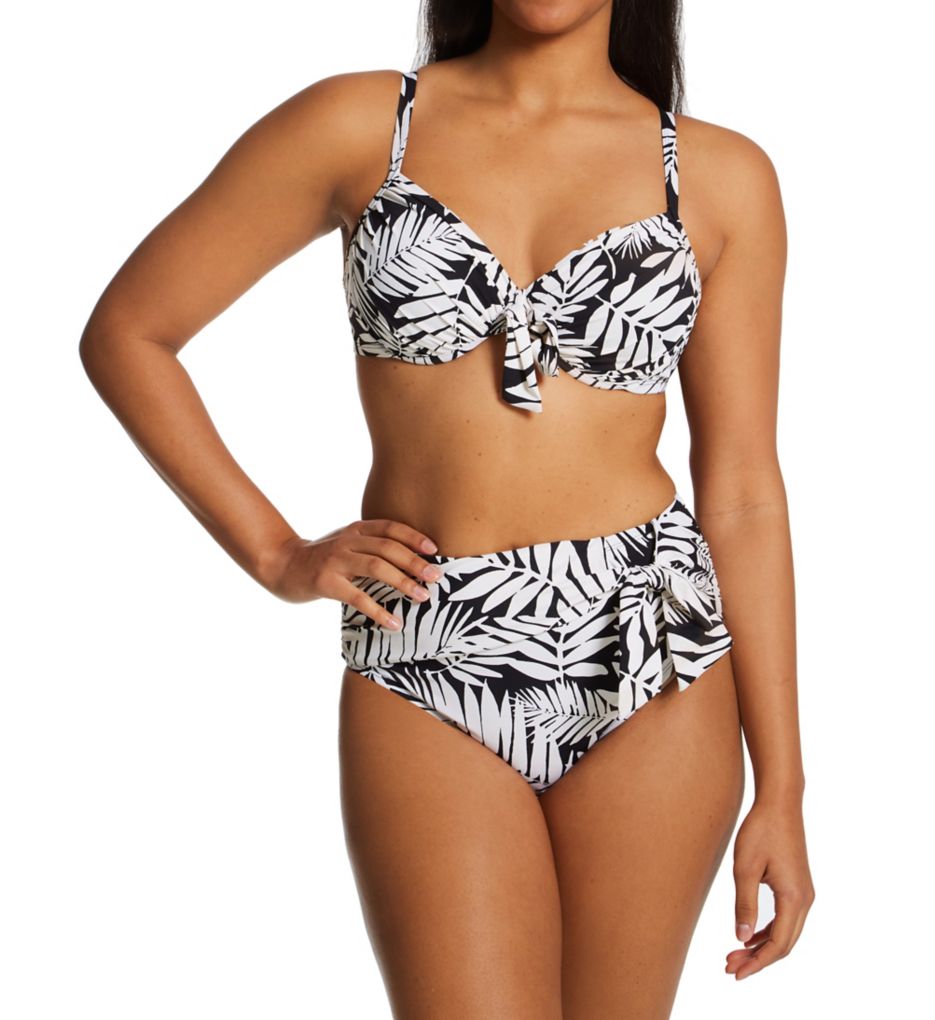 Absolutely Fabulous Tie Front Underwire Swim Top