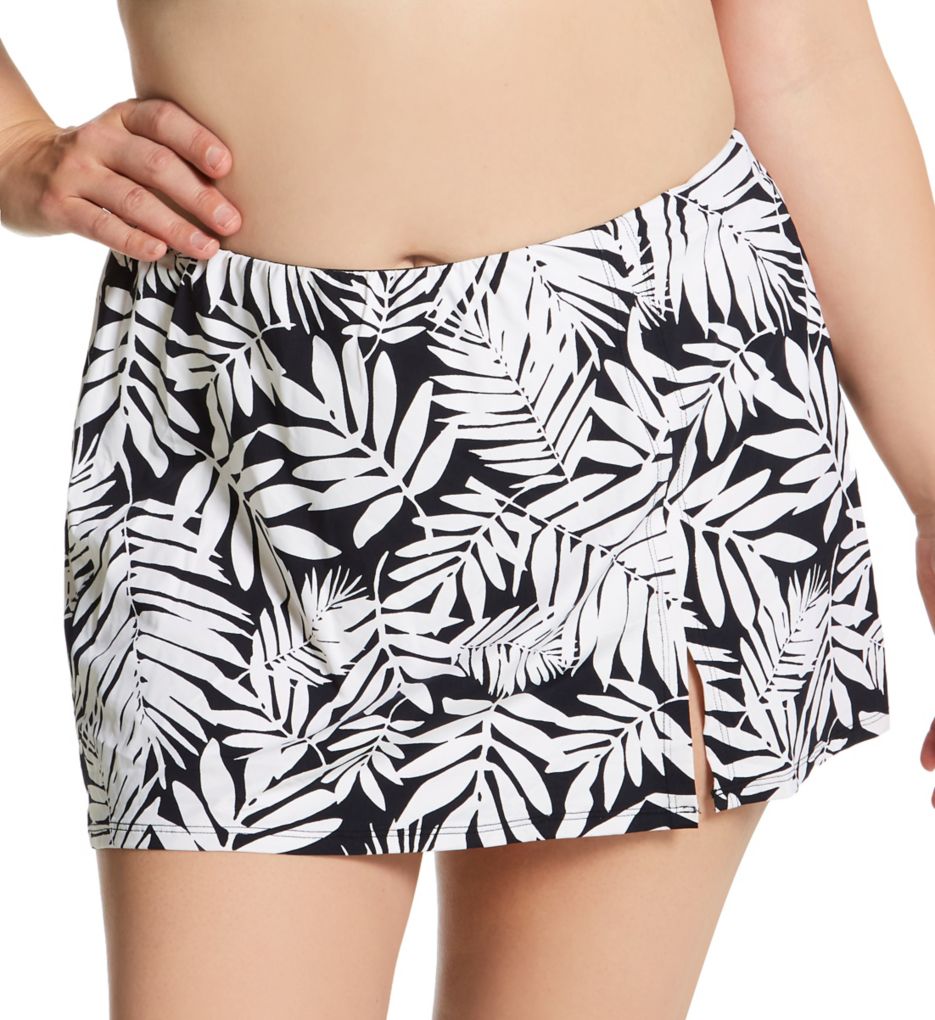 Plus Size Urban Oasis Skirted Hipster Swim Bottom-gs