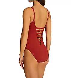 Paradise Found Lace Down One Piece Swimsuit Sienna 4