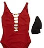 Bleu Rod Beattie Paradise Found Lace Down One Piece Swimsuit PF22226 - Image 3