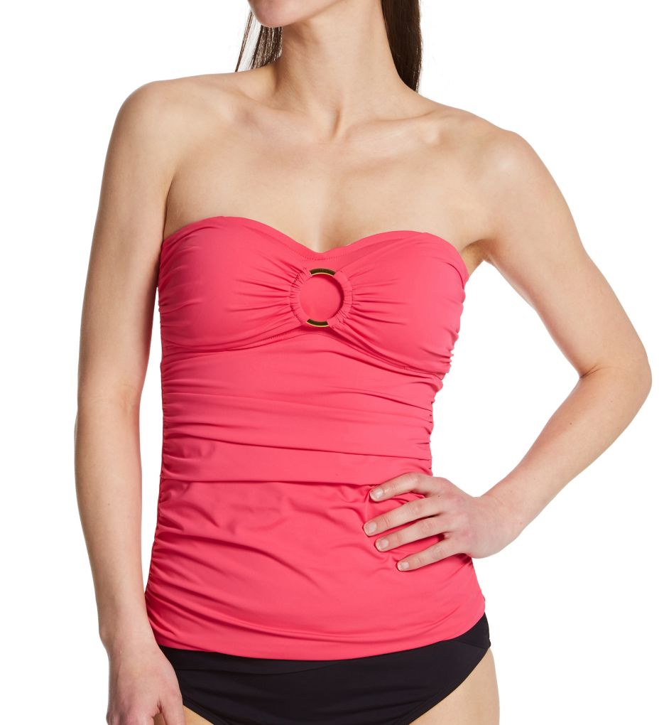 Ring Me Up Draped Ring Bandini Swim Top