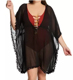 Plus Size Gypset Chiffon Caftan Cover Up