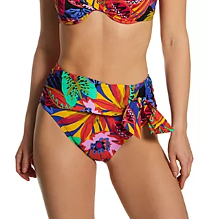 Night Safari High Waist Tie Swim Bottom Multi 10
