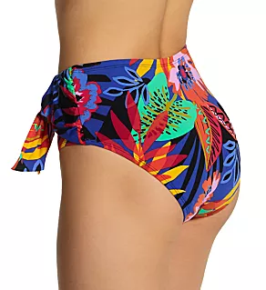 Night Safari High Waist Tie Swim Bottom