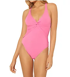 Beachy Keen Plunge X-Back Mio One Piece Swimsuit
