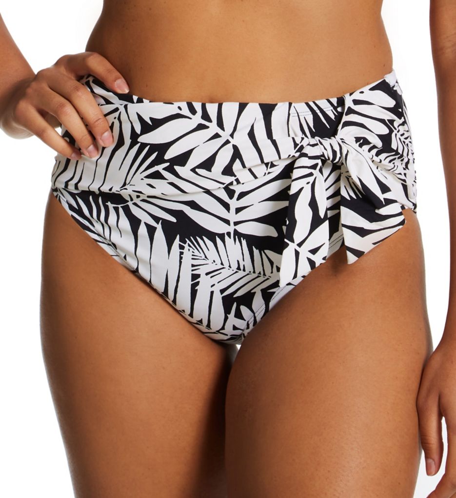 Urban Oasis High Waist Tie Draped Swim Bottom