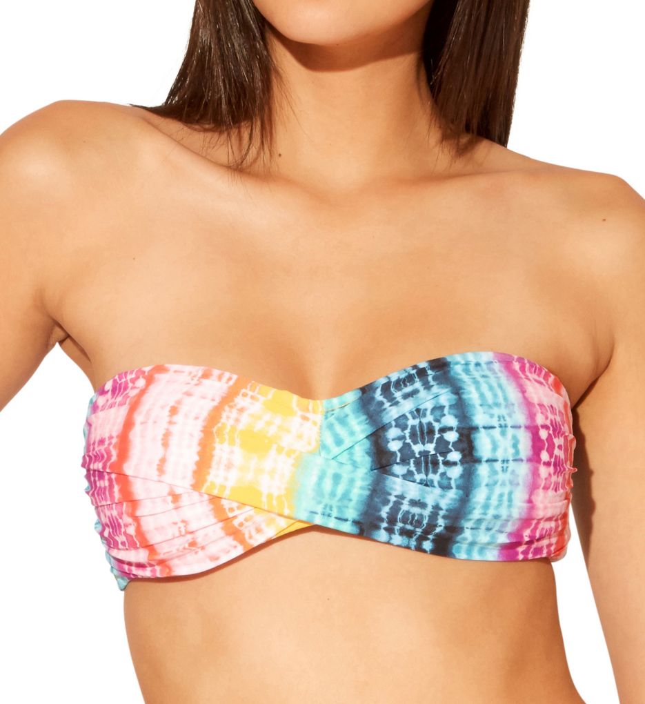 Good Vibrations Bandeau Molded Swim Top-acs