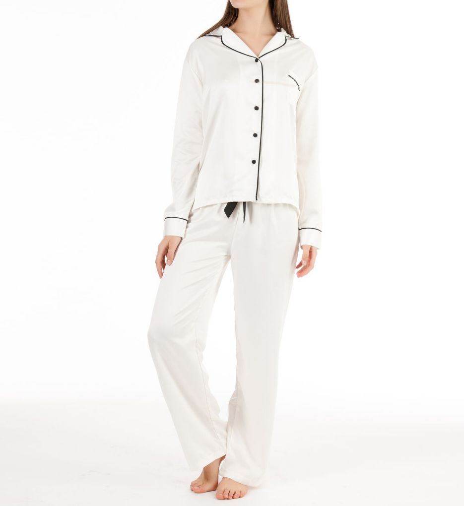 Claudia Button Down Shirt and Trouser Sleep Set-gs