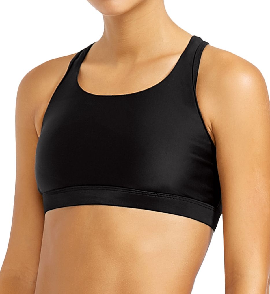 lace back sports bra