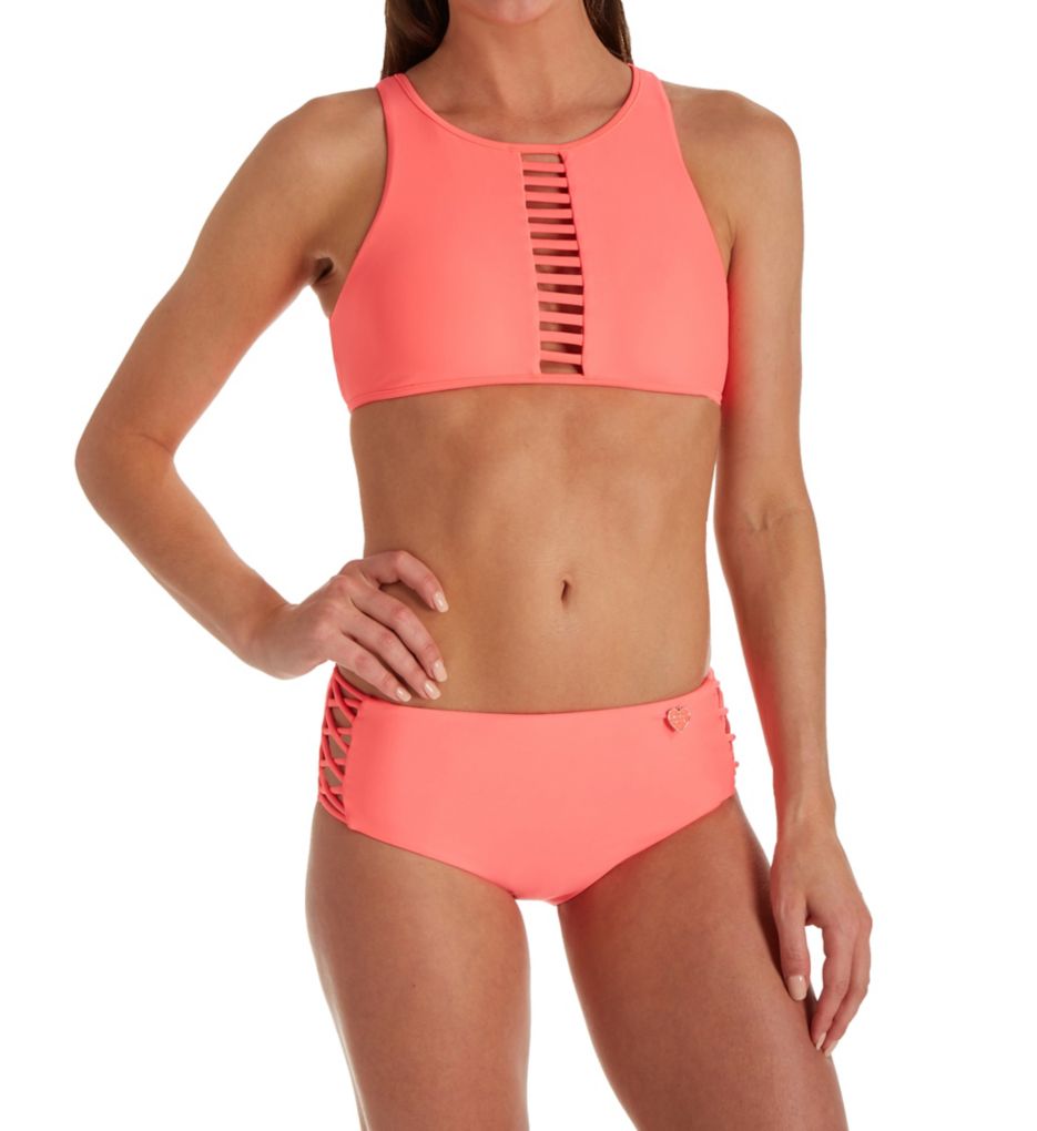 Smoothies Alice High Neck Bikini Swim Top-cs1