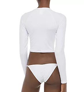 Smoothies Let It Be Rash Guard Swim Top Snow L
