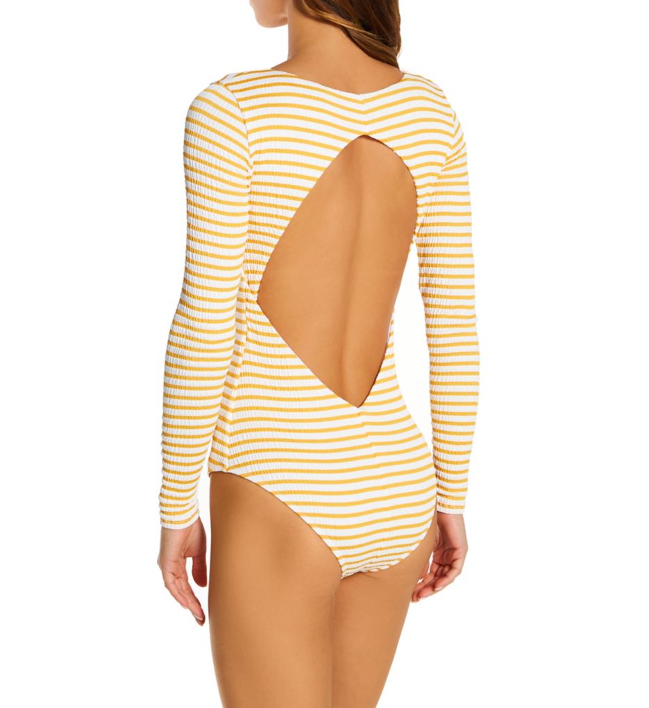 French Riviera Chloe Long Sleeve Swim Paddle Suit-bs