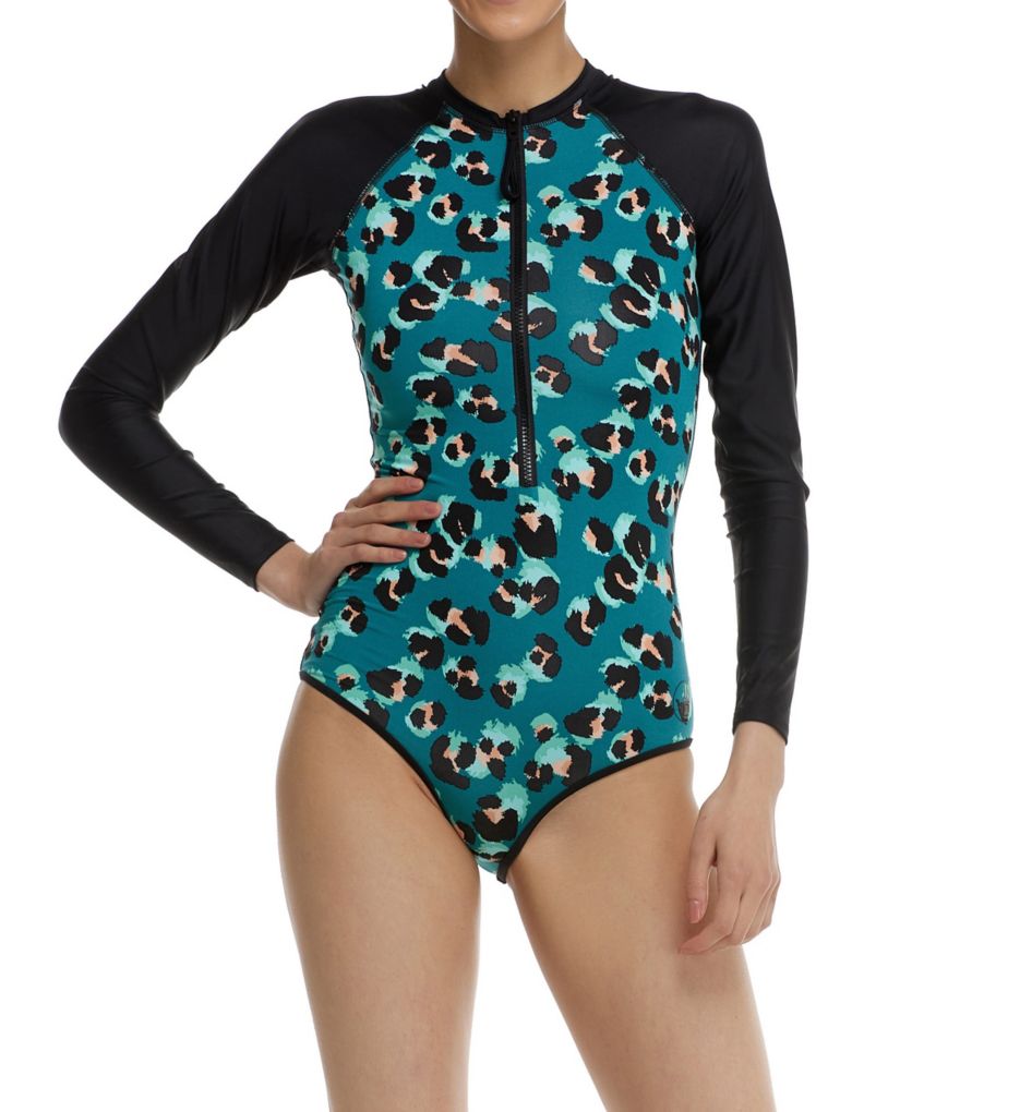 Pounce Long Sleeve Paddle Swimsuit-acs