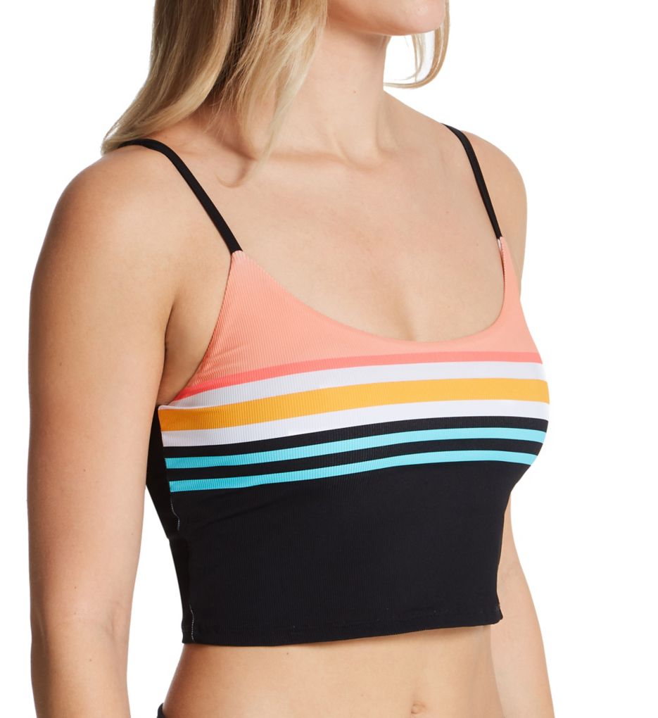 Coral Reef Norah Crop Swim Top-acs