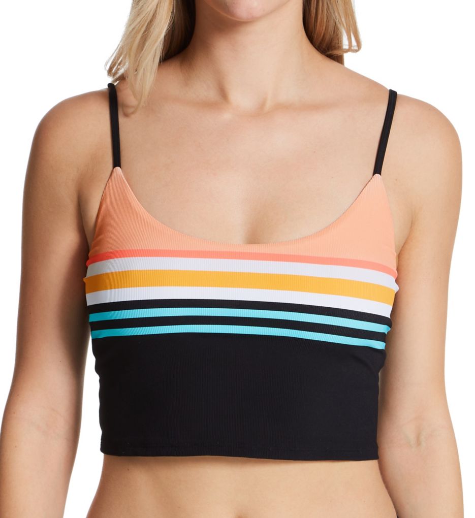 Coral Reef Norah Crop Swim Top-fs