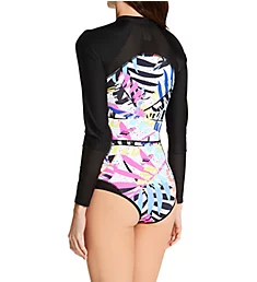 Groovy Paradise Paddle One-Piece Swimsuit Multi S