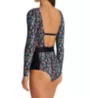 Maillot De Bain Une Pièce EIDON Women's Mia - Manches Raglan, Dos Noué, Taille S