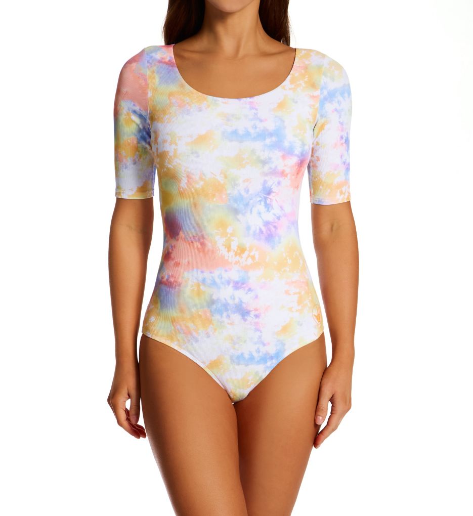 Illusion Kat Paddle One Piece Swimsuit-fs