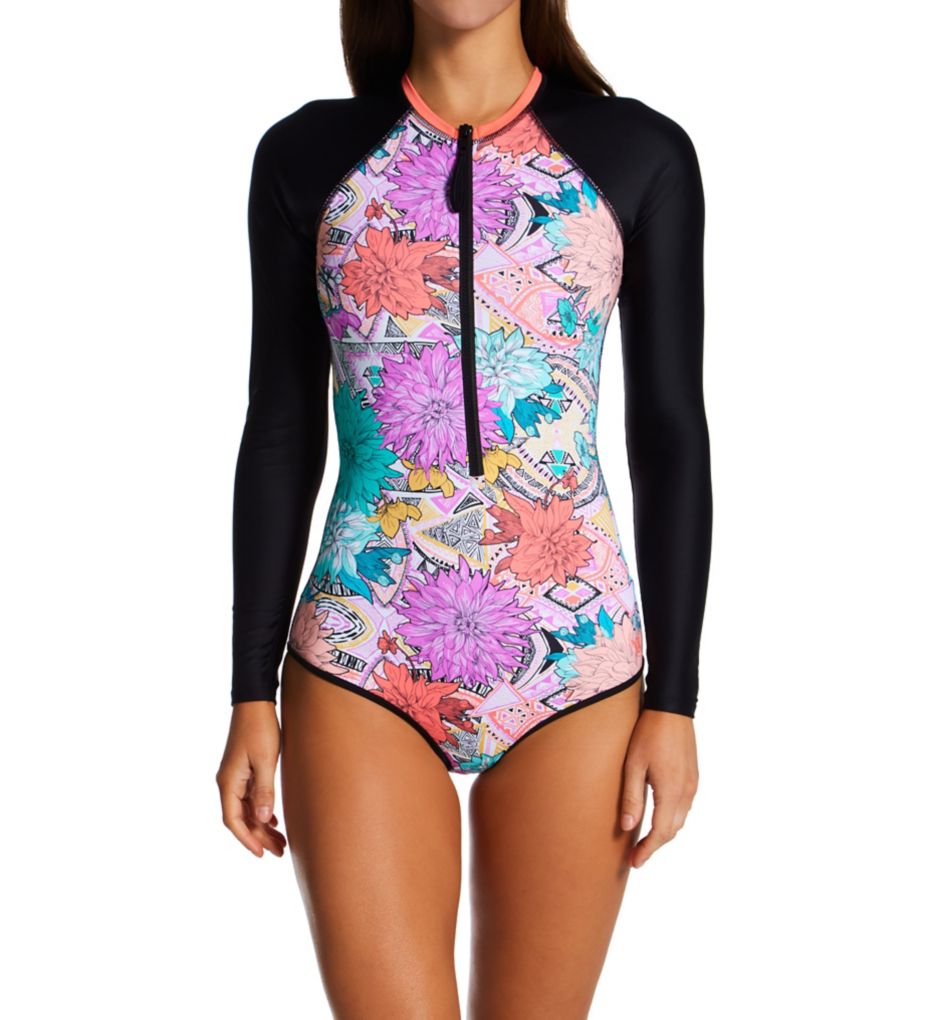 Buzz Channel Long Sleeve Paddle Swimsuit-fs